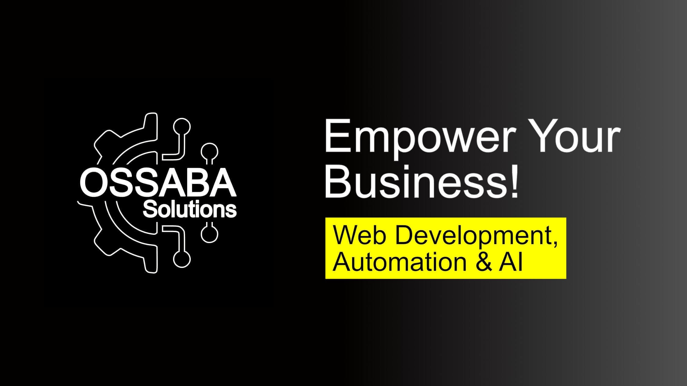 Empower your business: Welcome to Ossaba Solutions Image